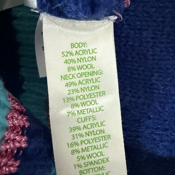 Lilly Pulitzer Hali Ombre Rainbow Sweater Womens Small Colorful Vacation Travel - Picture 6 of 9